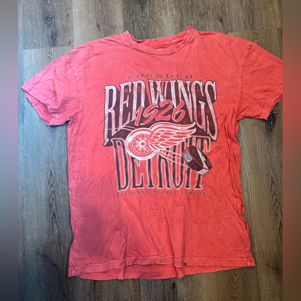 Red Wings Hockey Tee Shirt Bundle